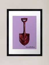 Schaufel gerahmter Kunstdruck