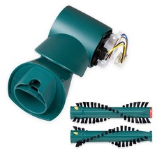 Stabiles Gelenk für Vorwerk Elektrobürste EB 360 kompatibel + 1 Paar Bürsten