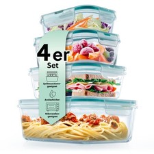Frischhaltedosen 4er Set Glas