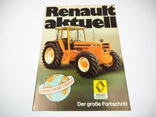 Renault R 351 M - 1451-4 R 50 S - 656 Traktor Prospekt Programm Daten ca. 1979
