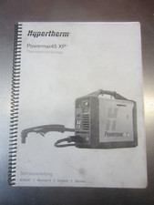 Hyperterm Povermax 45 XP Plasmaschneidanlage Beschreibung Bedienungsanleitung