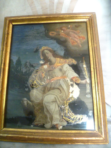 Heilige barbara über ihr ein - barbara,