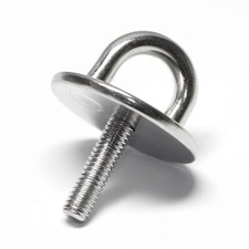 Augplatte mit Gewinde Augbolzen Hakenplatte Wandhaken Deckenhaken Ösenplatte V2A