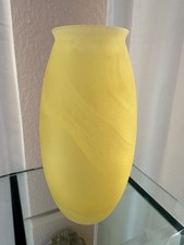 Glasvase Blumenvase Gelb