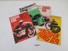 5 Hefte Sachsenring 1968-1972 Programmhefte DDR  #24B077
