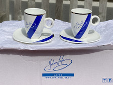 Zwei espresso tassen mit - tassen,