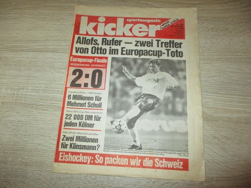 Kicker 1992 92 - kicker, 37/92