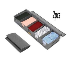 Unterbett Kommode Unterbettkommode Unterbett Aufbewahrung Unterbettbox Box 2pcs