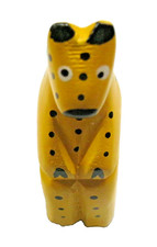 Kantensitzer Giraffe DEKO ca. 9 cm hoch Holzfigur Markenlos