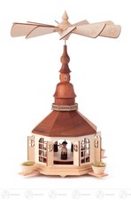 Pyramide mit seiffener kirche - mit,