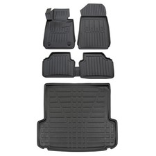 Gummimatten + Kofferraumwanne SET für BMW 3er E91 2005-2012 Kombi