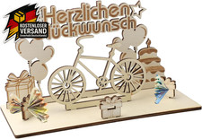 Fahrrad geldgeschenk holz - fahrrad,