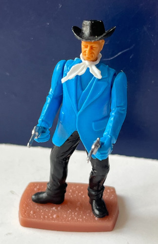 Plasty cowboy blau - cowboy, 1960/70er