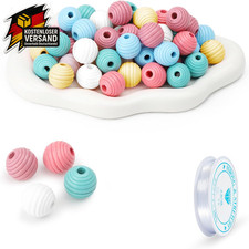 Bunte Holzperlen Set 50 Stück