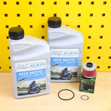 Ölwechsel Service Set Ölfilter Öl MSK 10w40 für: Peugeot Elystar Elyseo 125 150