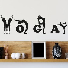  Wandtattoo Spruch "Yoga"