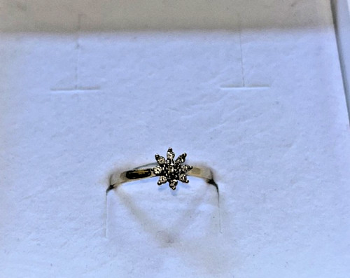 Ring 375 mit brillanten - ring,