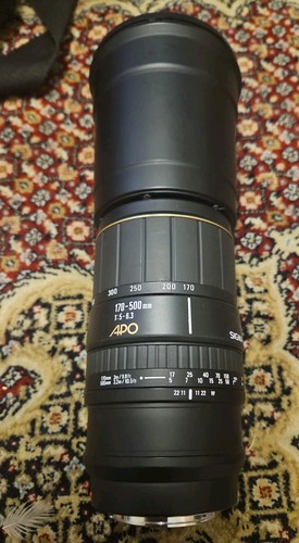 Sigma 170 500mm 3 - sigma, 170-500mm