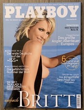 PLAYBOY 06/2006 Britt Reinecke mit Duftprobe im Haft