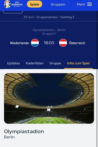 Tickets niederlande - em,