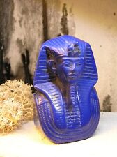 Skulptur Büste Dekofigur blau Replik Pharao Ägypten Kunst Dekoration Vintage