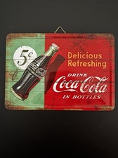 Blechschild Coca Cola 10 x14