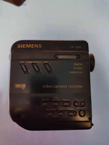 Siemens 236 vhs camcorder - siemens, fa-236