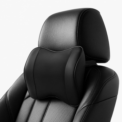 Auto leder nackenkissen - auto,