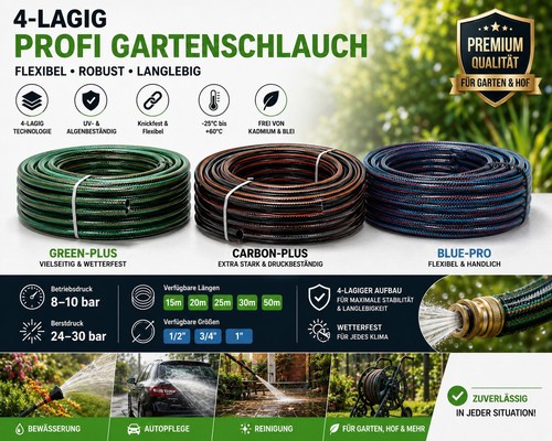 Gartenschlauch lagig 2 - gartenschlauch,