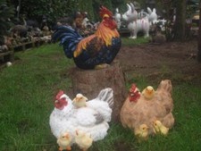 Huhn Hahn Henne Deko Figur