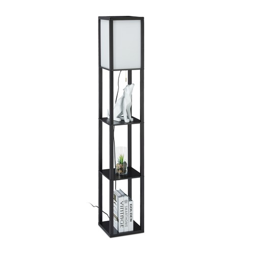 Stehlampe mit regal design - stehlampe,