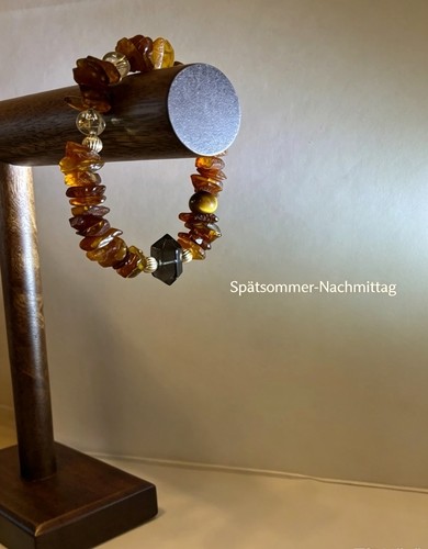 Bernstein tigerauge rauchquarz - bernstein,