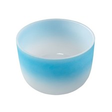 Kristall klangschale blau - 10",