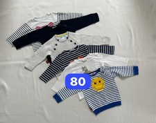Langarmshirts , Pullis, Pullover , Oberteile Paket Set in Größe 80, 6 Stück 