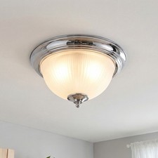 Deckenlampe Glas Metall E14