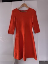 Hugo Boss Strickkleid Orange Gr. 36 Damen 3/4 Arm