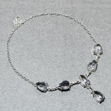 Facettierter weißer Topas