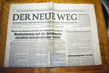 DDR Zeitung DER NEUE WEG vom Sonnabend/Sonntag 11/12. Dezember 1989 : Mauerfall