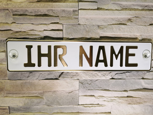 Schild namenschild lkw - schild,