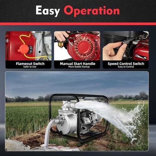 Zoll wasserpumpe benzin - 3,