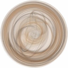 Leonardo Teller Alabastro Speiseteller Dekoteller Glas Beige / Schwarz Ø 21 cm