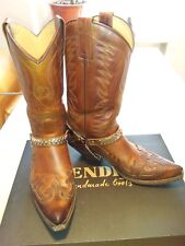 Sandra Boots Herren Grösse 44 US 10 Evolut. TANG. marron mit Stiefelkette