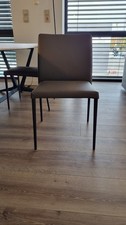 Walter Knoll  Stuhl Modell Deen, Leder braun/taupe