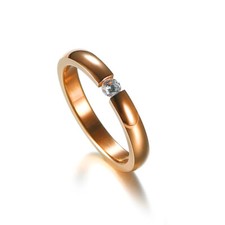 Damen Kristall Ring Band Edel