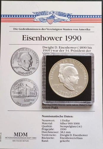 Usa dollar 1990 silber 100 - dollar,