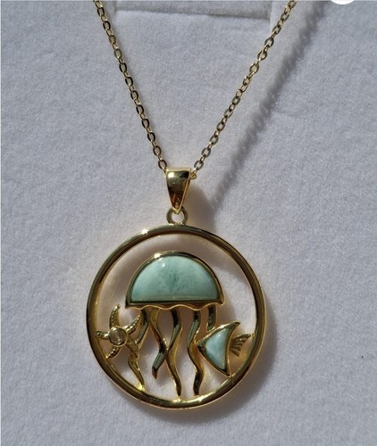 Larimar anhänger mit - anhänger,