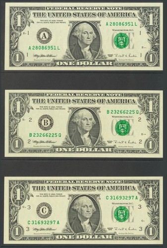 Usa dollar federal - 1, reserve