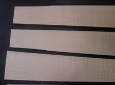 Griffbrett fretboard AAA Riegelahorn 56x6,5-8+x1cm für Gitarre Tonholz tonewood