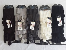 Ein Paar Beinstulpen Strick