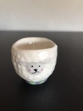 Keramik Keramik Neuheit Schaf Figur Eierbecher